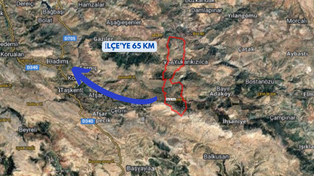 KONYA HADİM GÖYNÜKKIŞLA KÖYÜNDE 3.022 M² TARLA SATILIKTIR. - KONYA HADİM fotoğraf 10